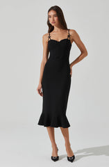 Adana Bow Detail Bustier Dress
