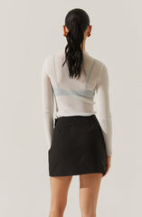 Sevyn Belted Wrap Skirt