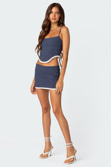 Thora Woven Mini Skirt
