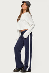 Baker Contrast Striped Sweatpants