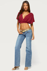 Candela V Neck Crop Top